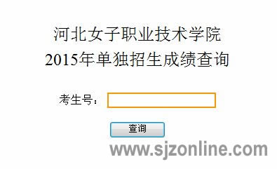 ӱŮְҵѧԺ2015굥гɼѯ